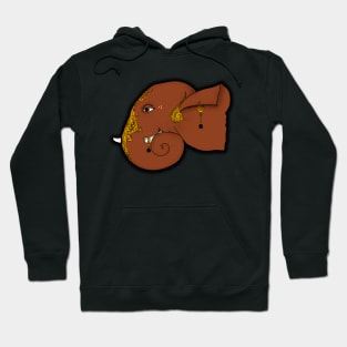 Ganesha : Ekdanta (Color) Hoodie